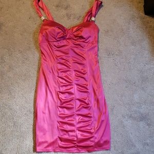 Hot pink cocktail dress size 5